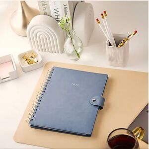 2026 Citrine Faux Leather Monthly/Weekly Classic Customizable Planner 7" x 9-1/4